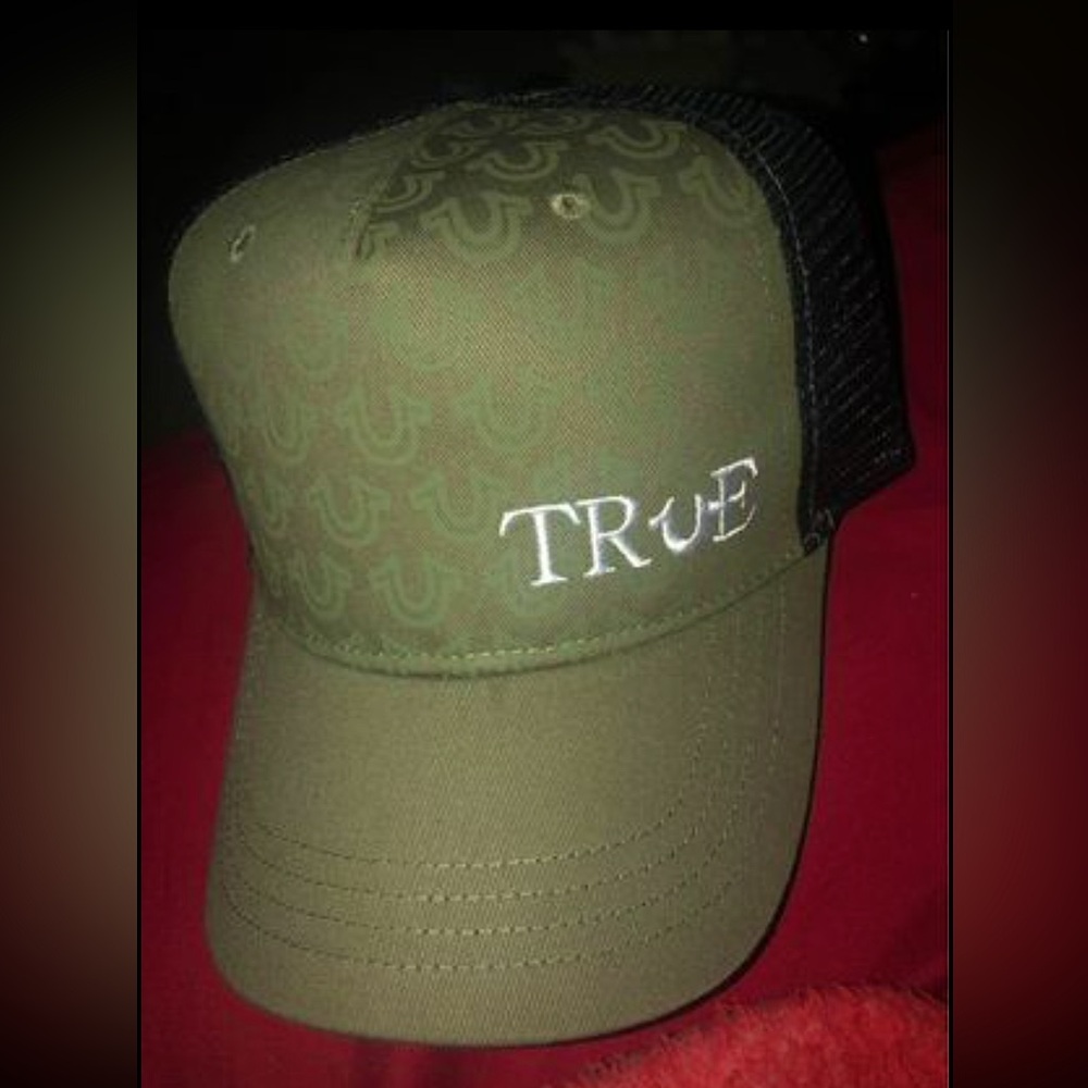 True Religion Trucker Hat green